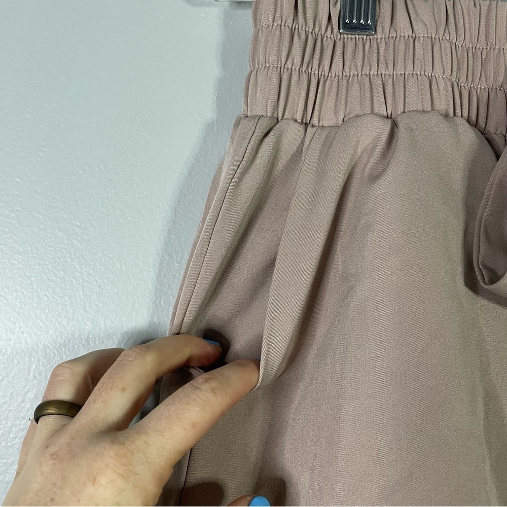 Revamped Rose Pink Boho Casual Loose Fit Shorts Elastic Waistband Size Medium - Picture 5 of 8